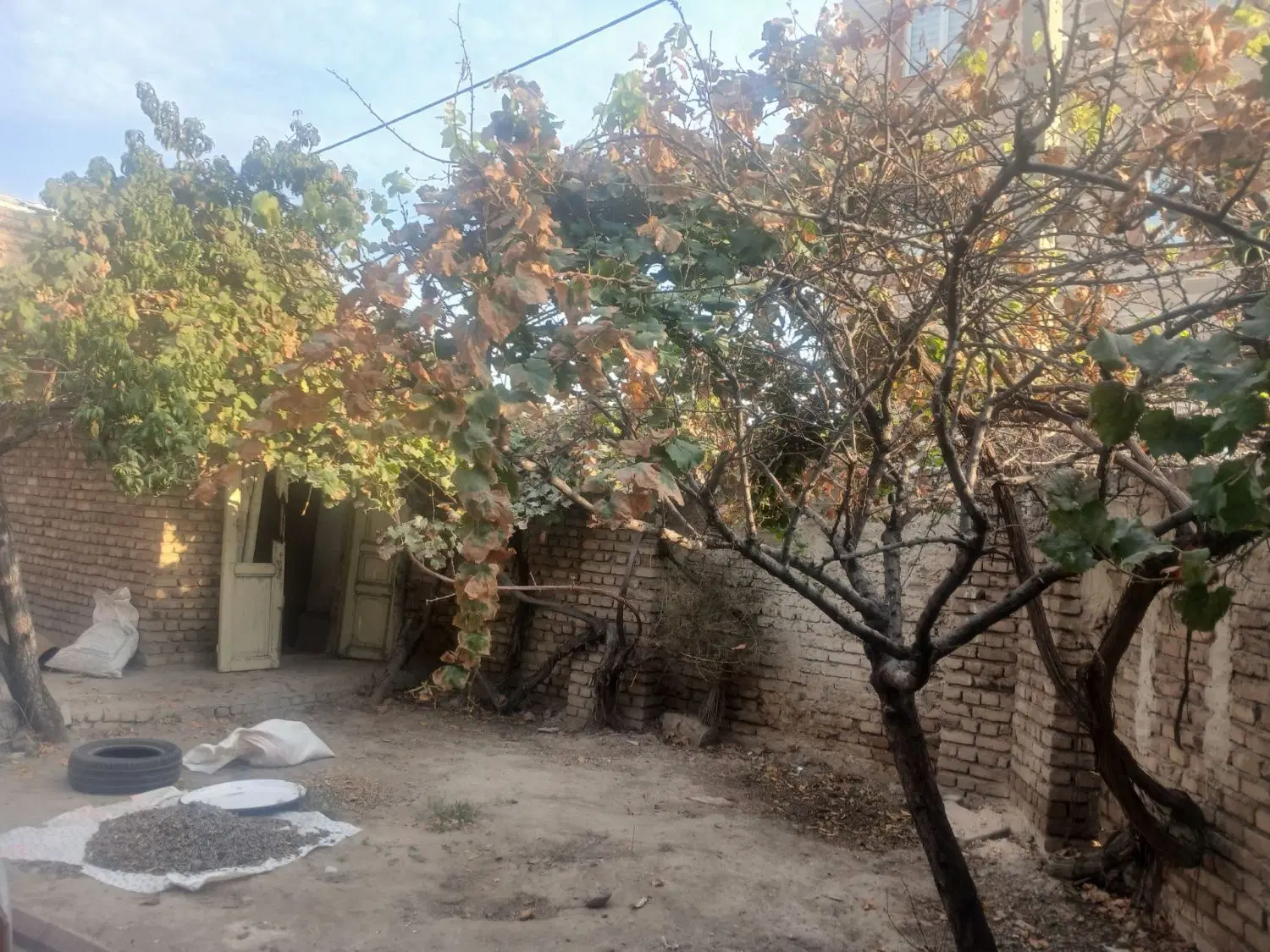 اجاره حیاط بزرگ دو خوابه