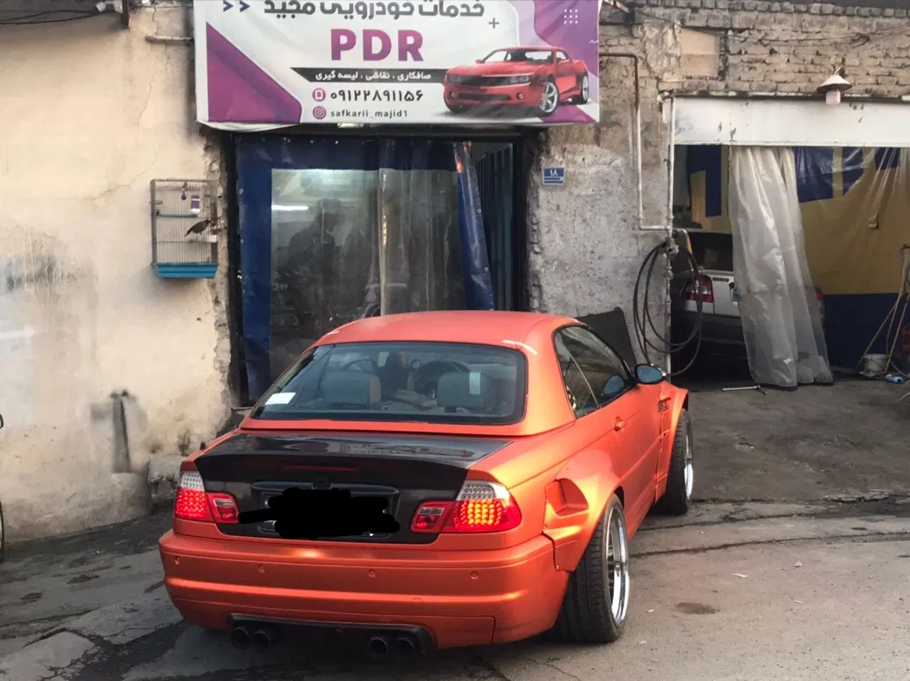 اجاره مغازه صافکاری و نقاشی