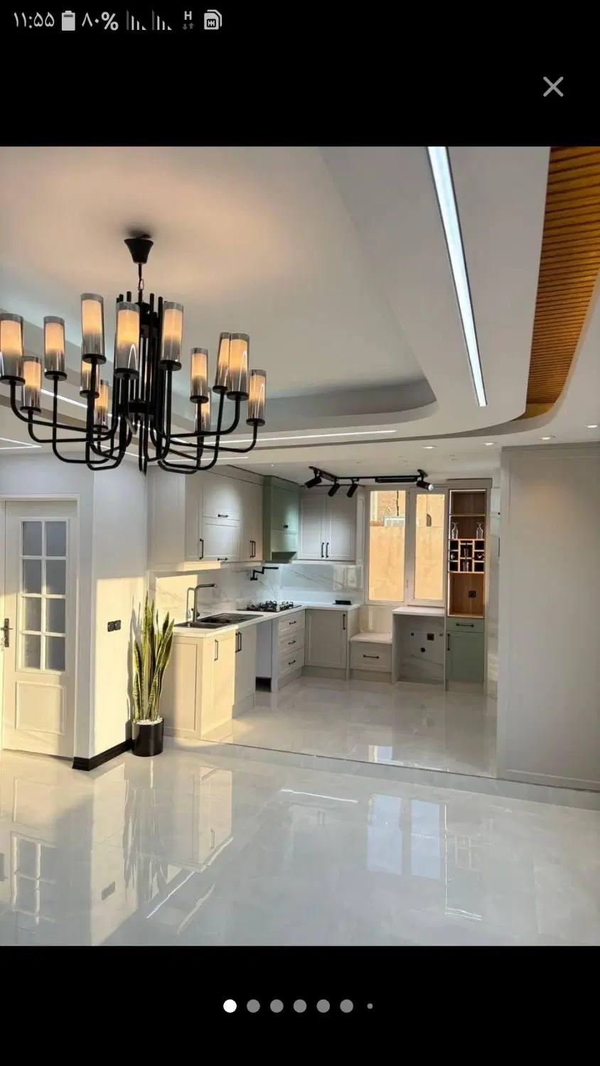 ۸۰متر ۲خواب طبقه ۱ پارکینگدار لوکیشن طلایی