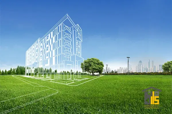 یک زمین مسکونی