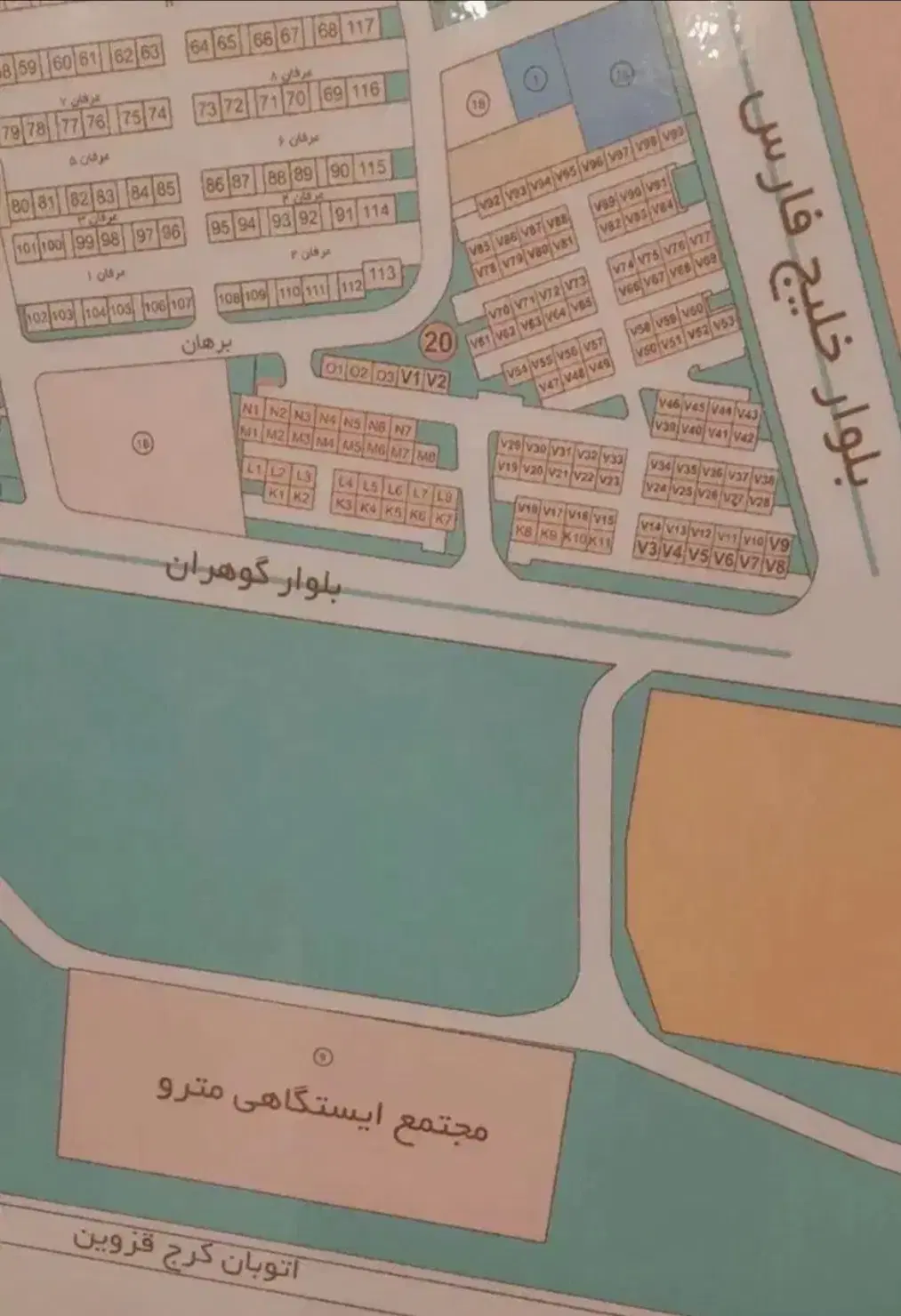 زمین مسکونی فاز ۴ شهر جدید هشتگرد  مهستان