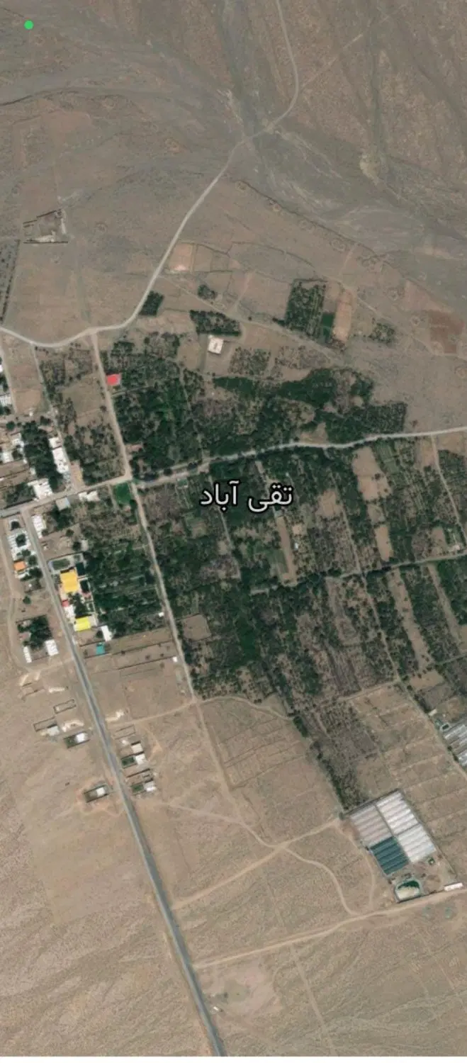 زمین 300 متری  تقی اباد  جاده نصر اباد