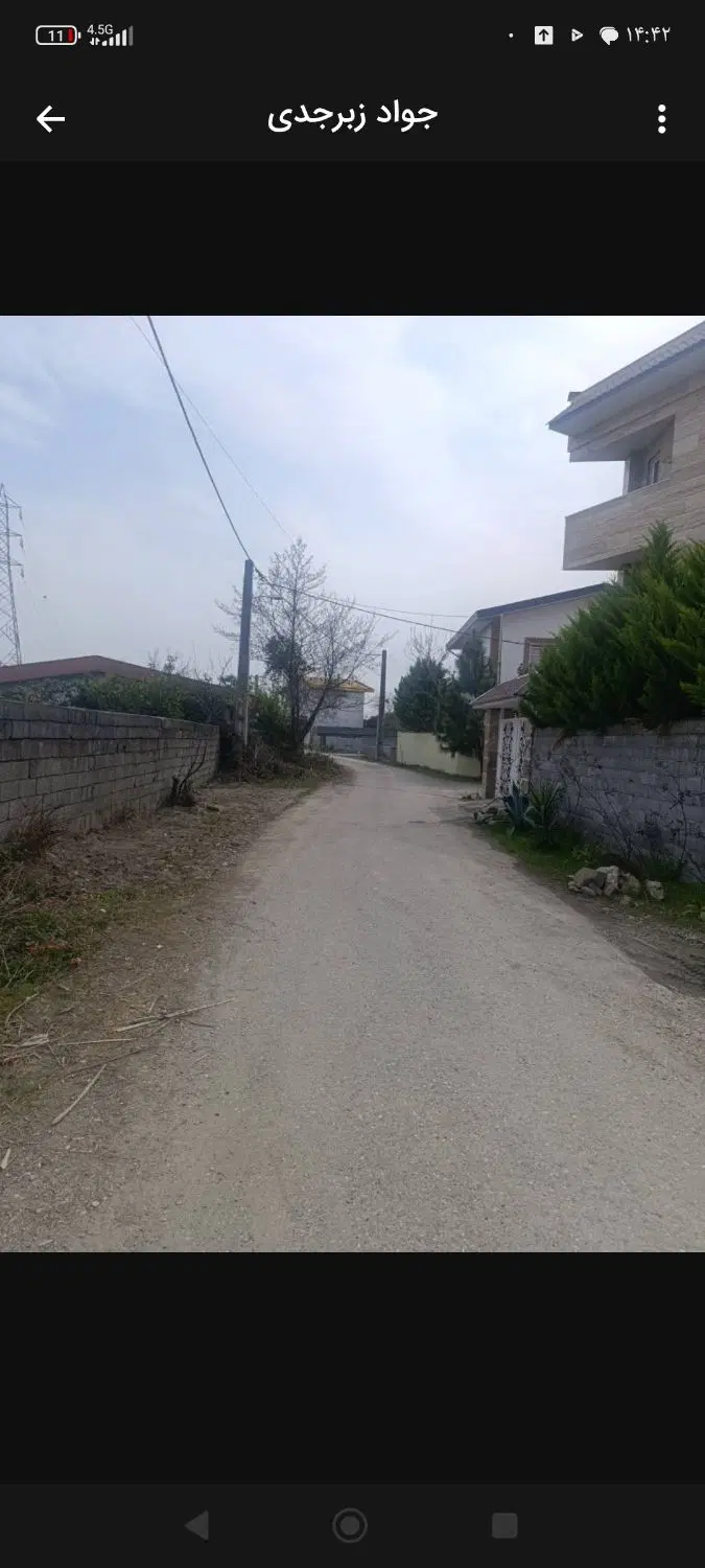 فروش زمین مسکونی دو نبش با جواز