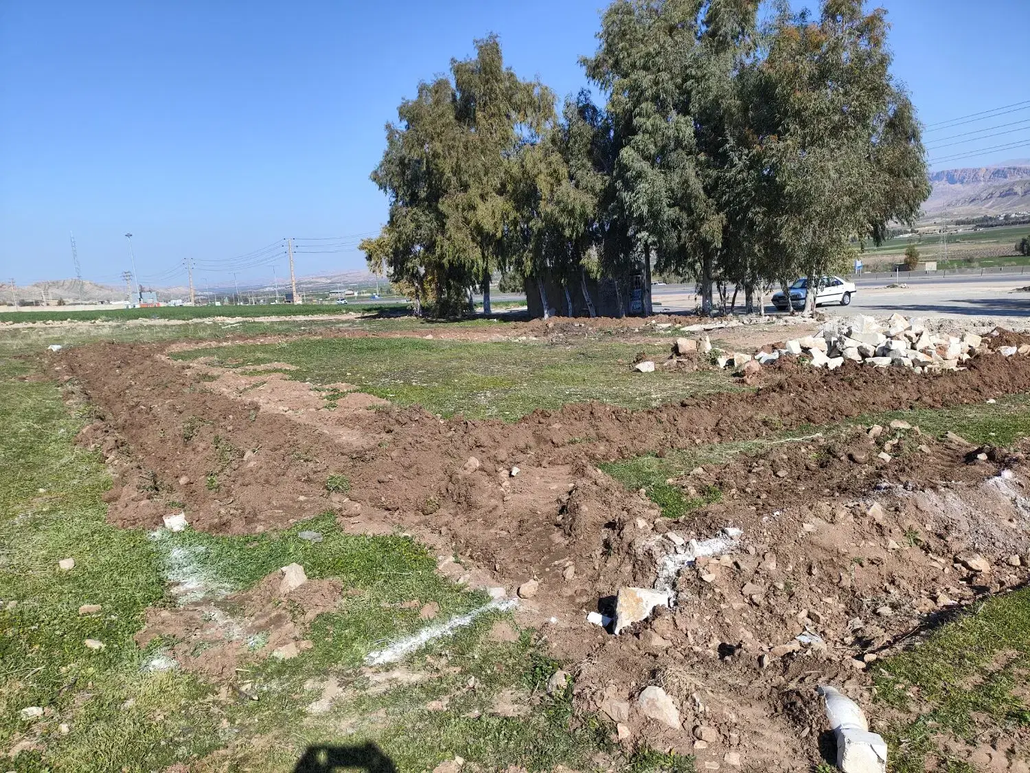 فرروش زمین خام