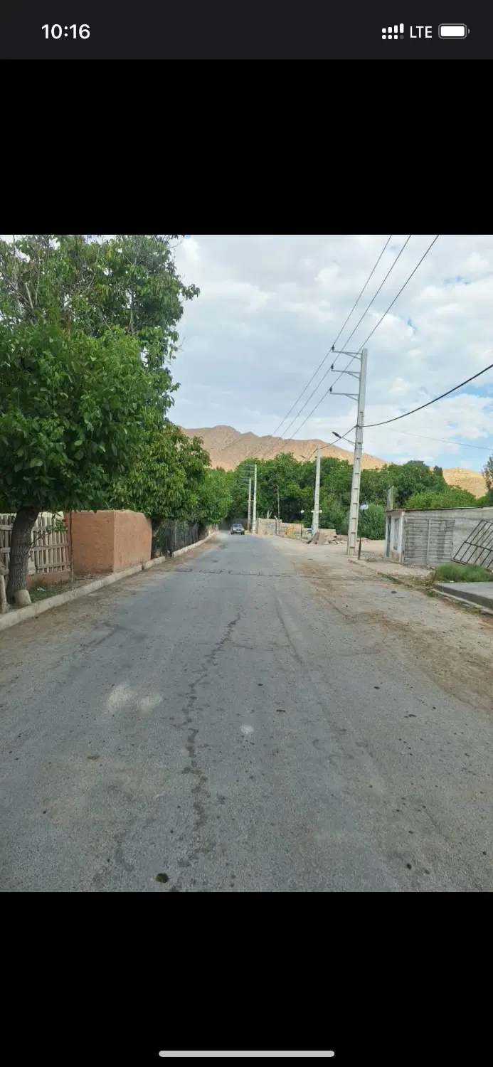 زمین۲۳۸متری ورودی روستابر خیابون