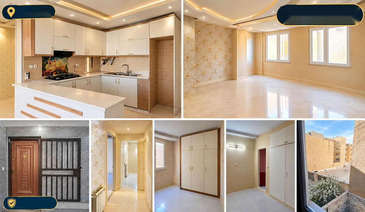 فروش آپارتمان ۷۷ متری سنددار ، جنوبی ،۲ خواب