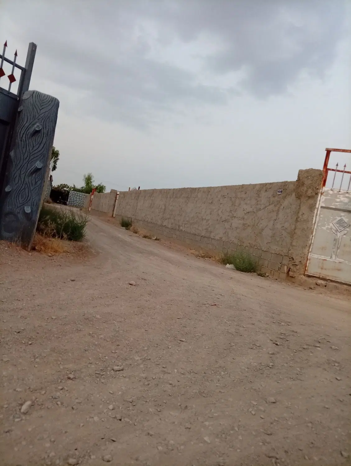 زمین باغ چهار دیواری