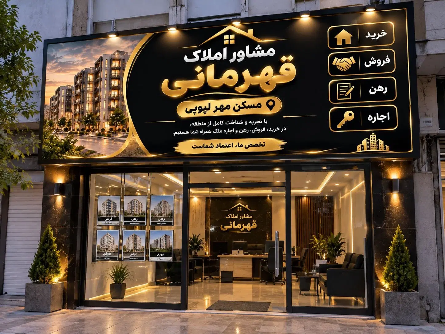 املاک قهرمانی خرید فروش رهن اجاره مسکن مهر لپویی