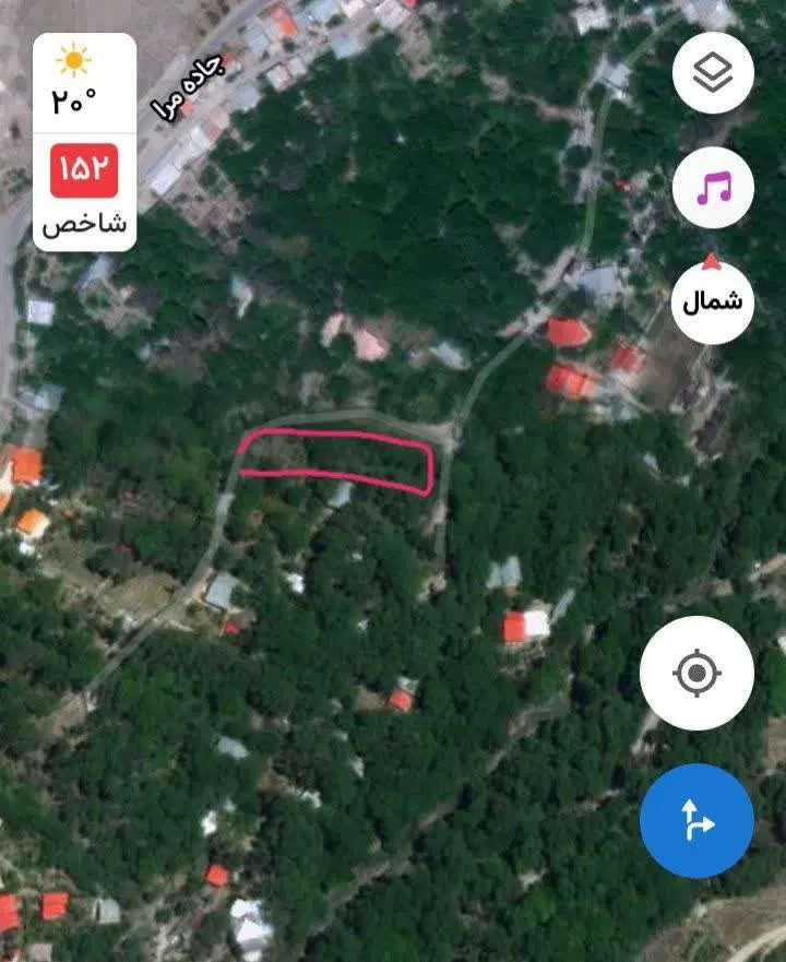 زمین سند ۶ دانگ ۱۲۵۶ متر گیلاوند  مرا قابل تقسیم