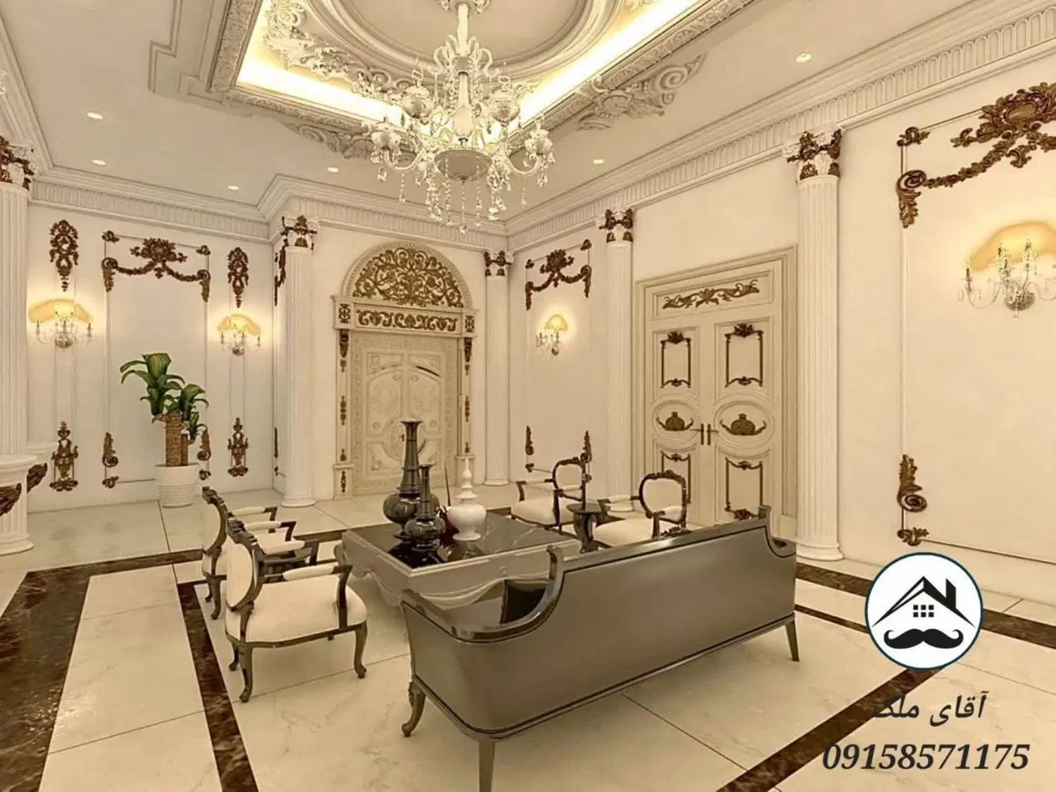 آپارتمان۱۵۵متری_تک واحدی_خوش نقشه_قلب رضاشهر