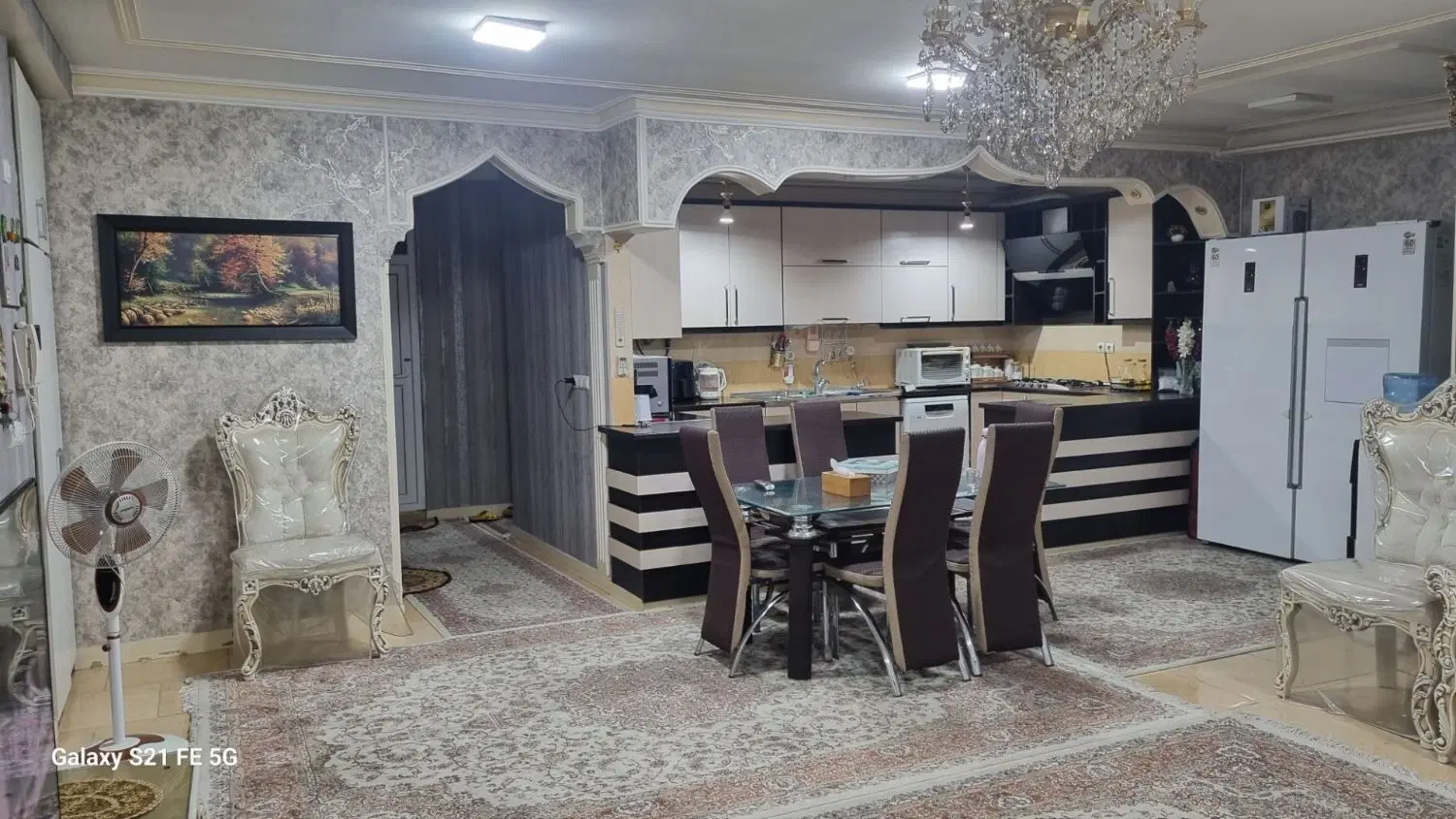 فروش آپارتمان ۱۰۰ متری شیک طبقه اول