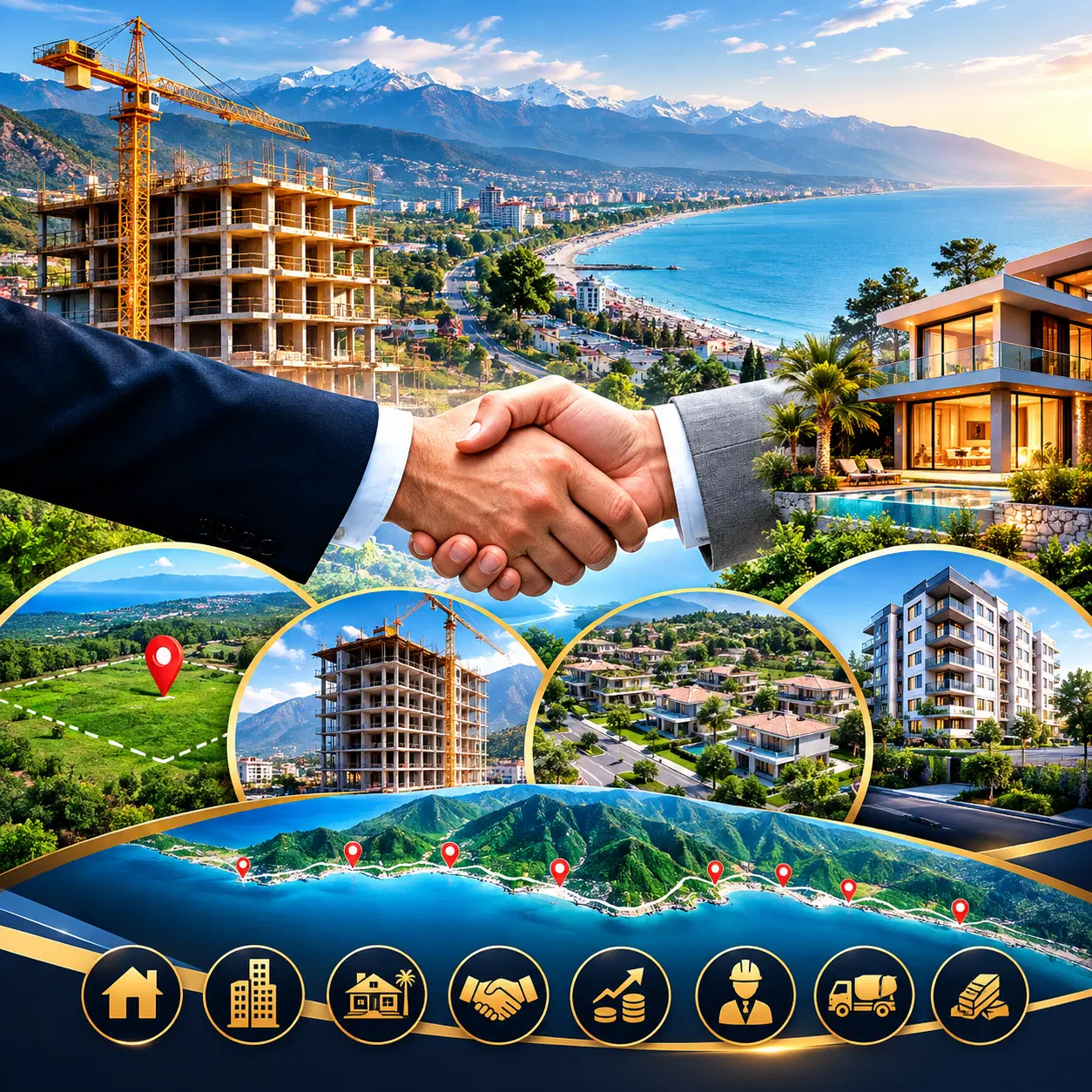 مشارکت در پروژه های املاک رامسر تا نوشهر
