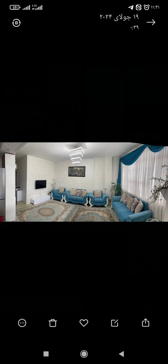 آپارتمان ۷۰ متری دوخواب شیک