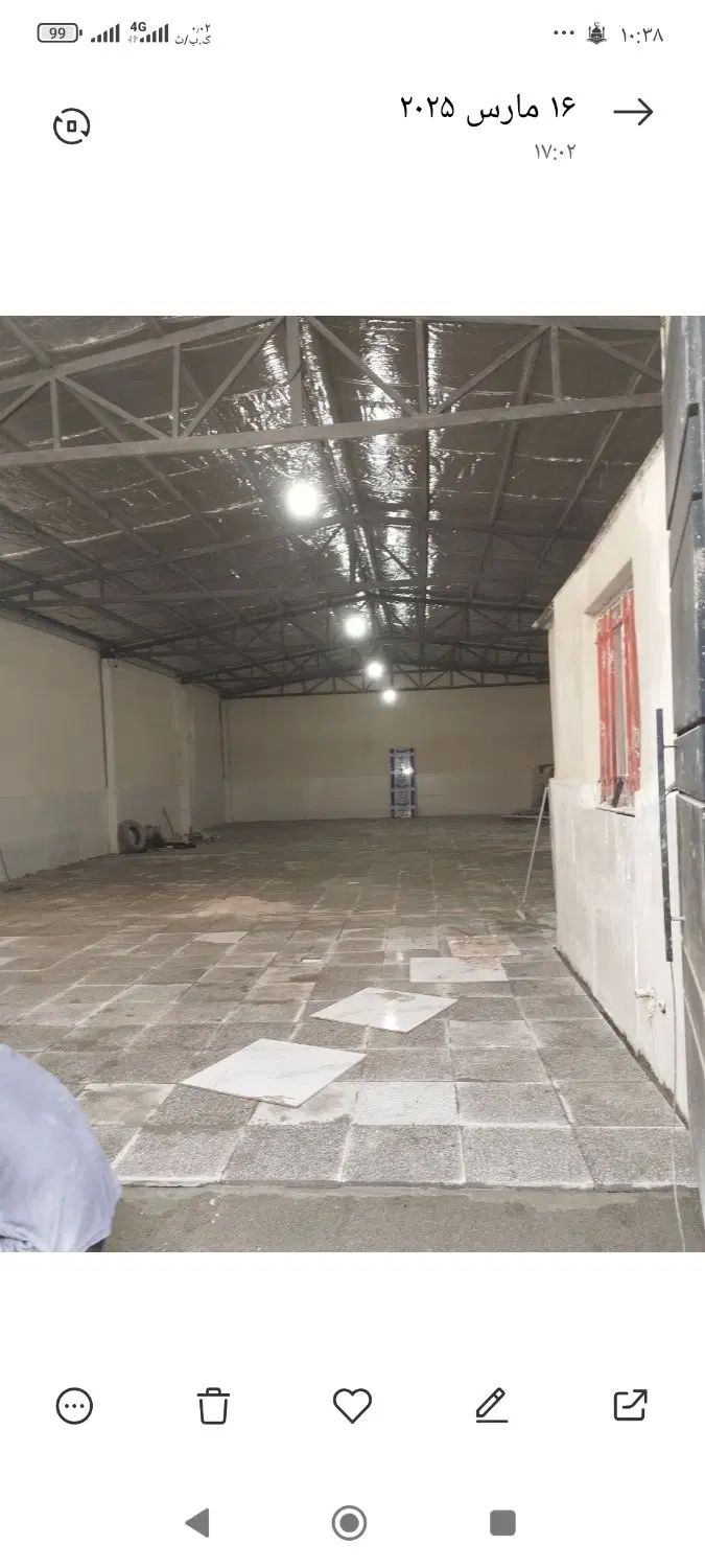 سوله صنعتی بهداشتی با متراژه 210با برق 3فاز