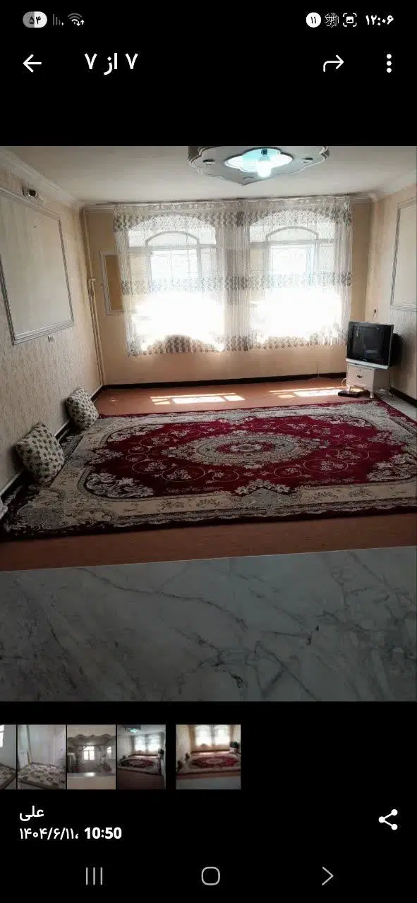۶۲ متر _ تک‌واحدی، غرق در نور _ کوچه ۶ زرافشان