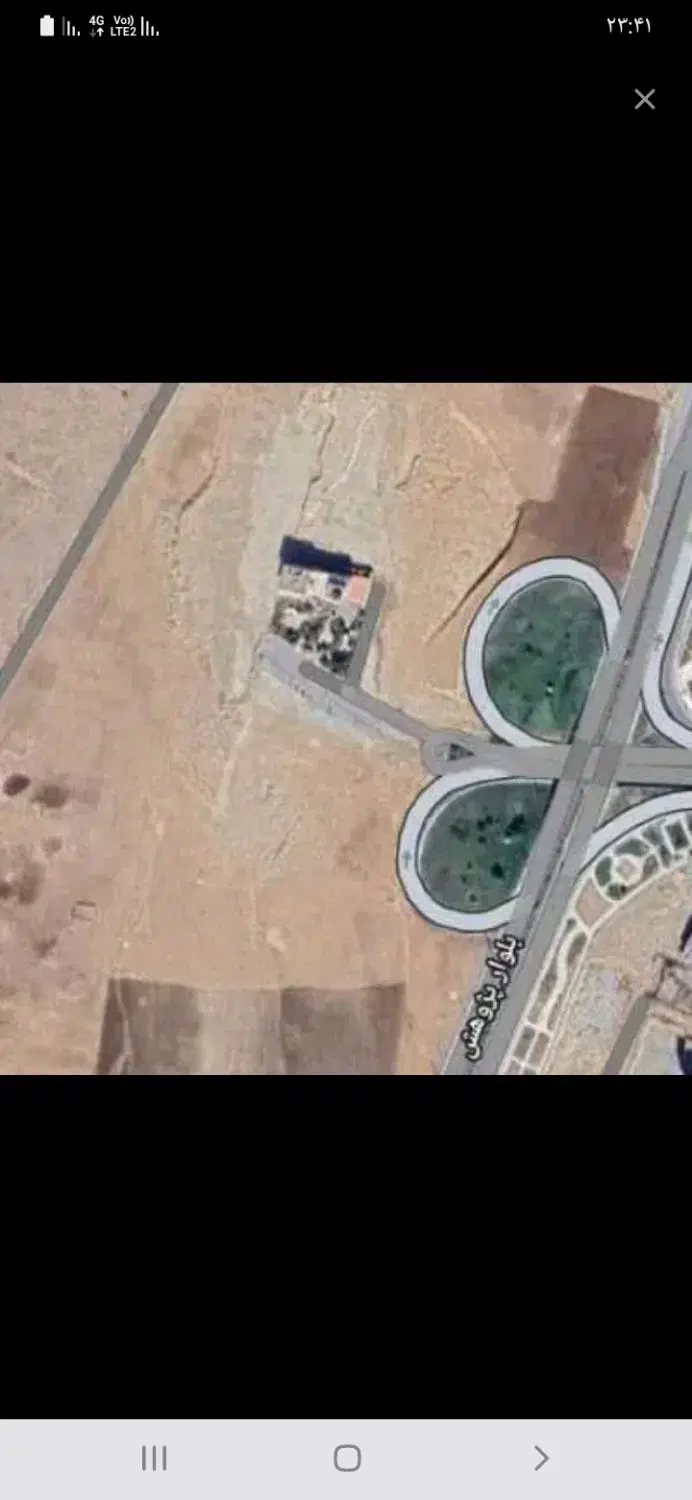 زمین ۲۰۰ متری جنب تالار بهادری خیابان ۱۲متری