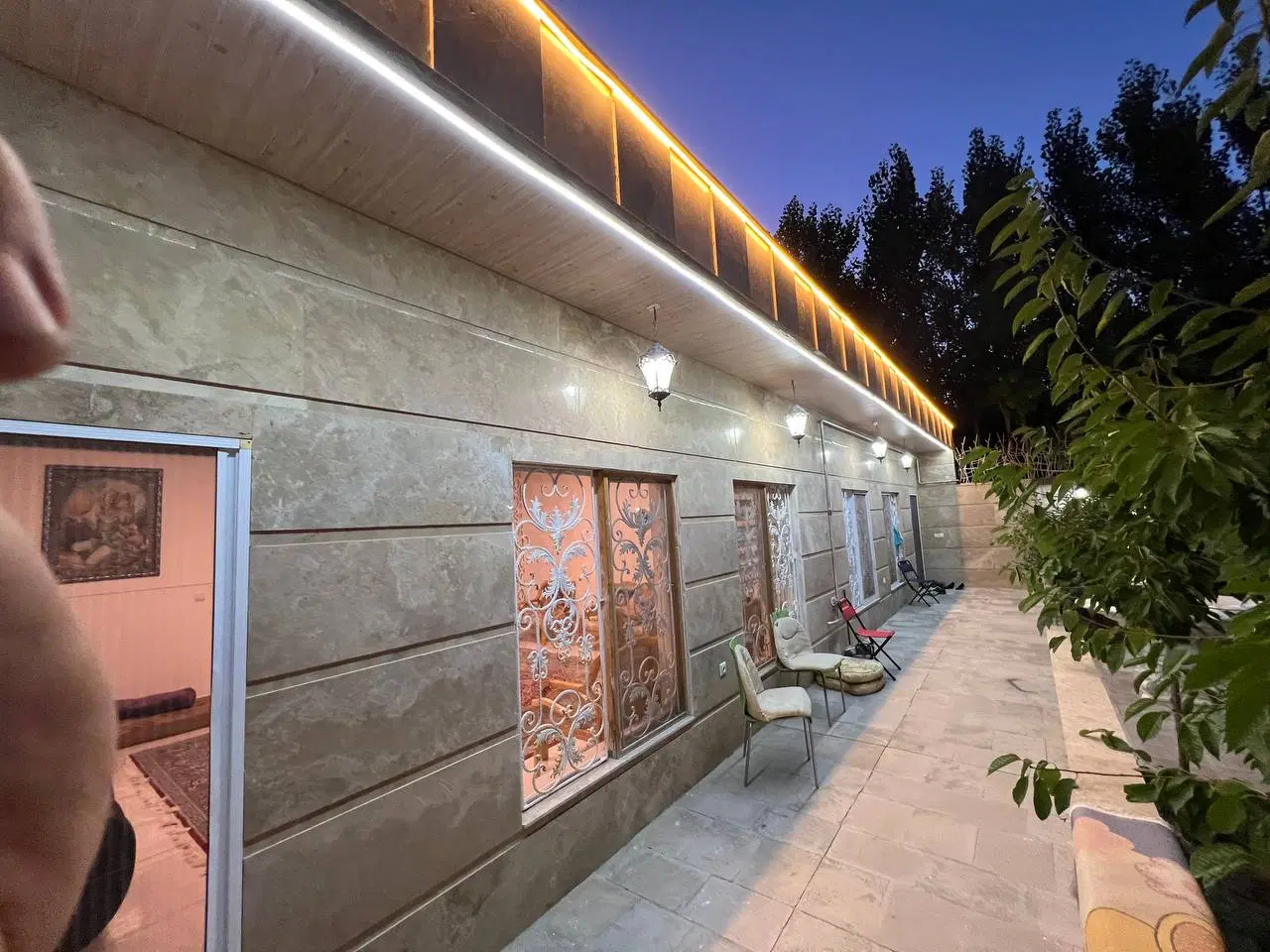 حیاط ویلایی در باسمنج