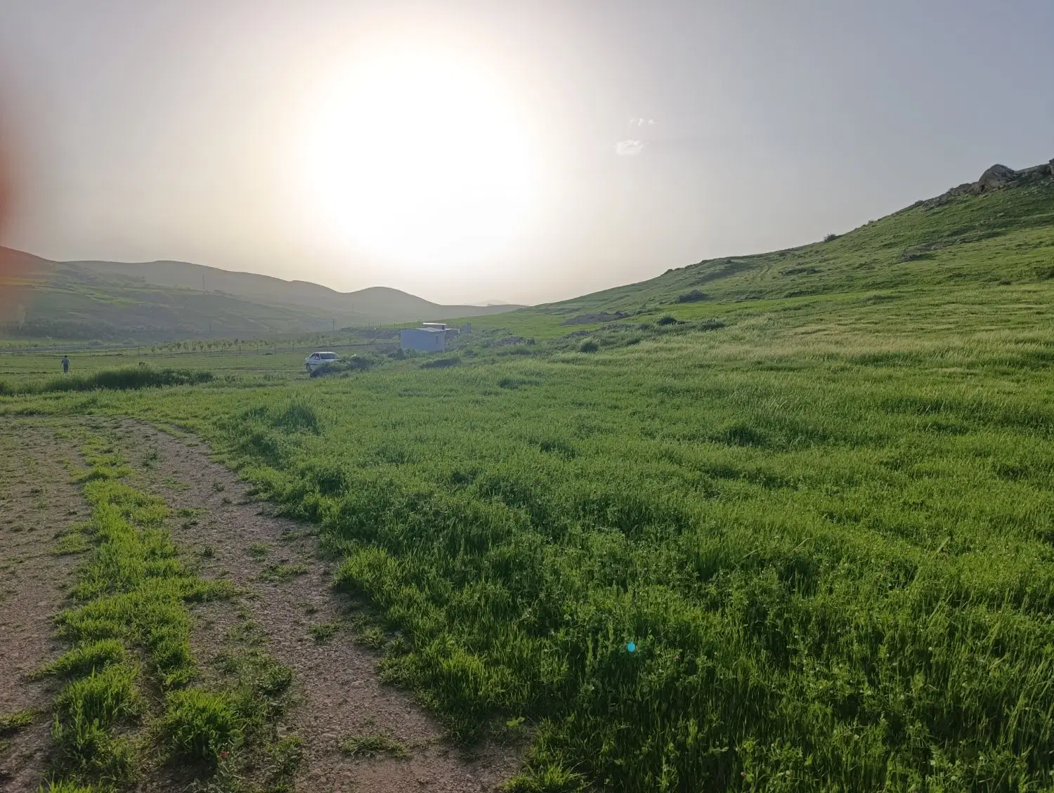 زمین خام خانه باغ