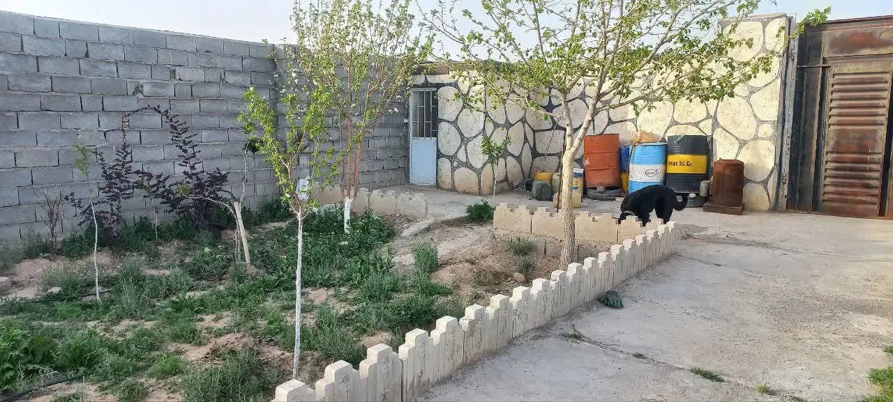 زمین ۶۴۰ نتری دور دیوار اماده