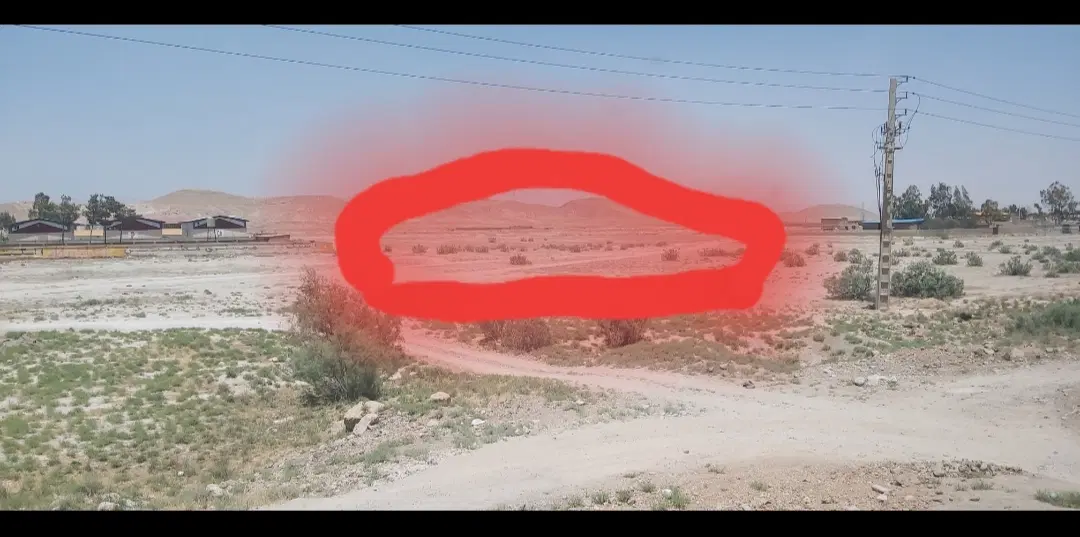 زمین ۳۰۰ متری جنب کارخانه رنگ توپ شیراز