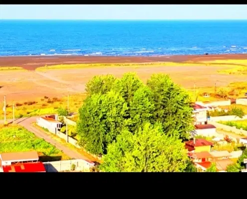زمین در ۱۰۰ متری از دریا مسکونی