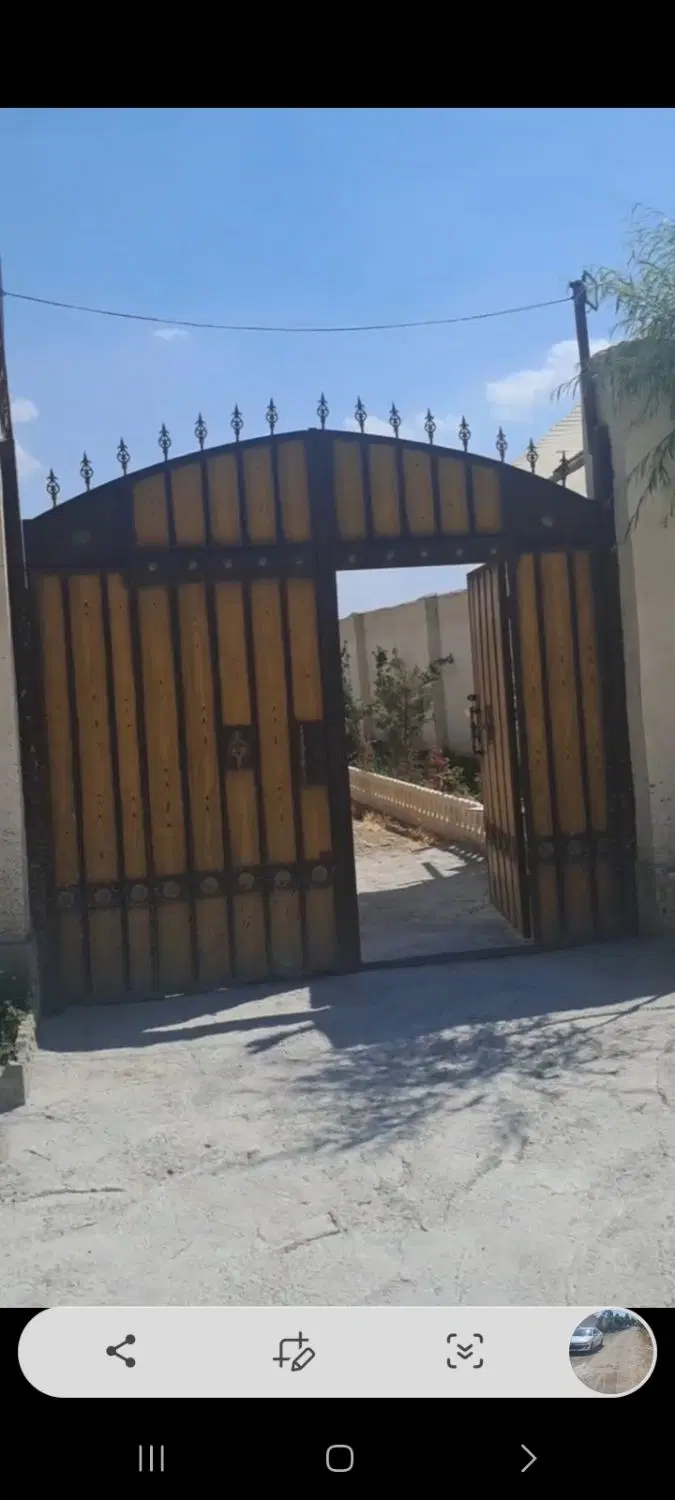 زمین باغچه  به متراژ ۳۶۰ چهارباغ پشت تالار