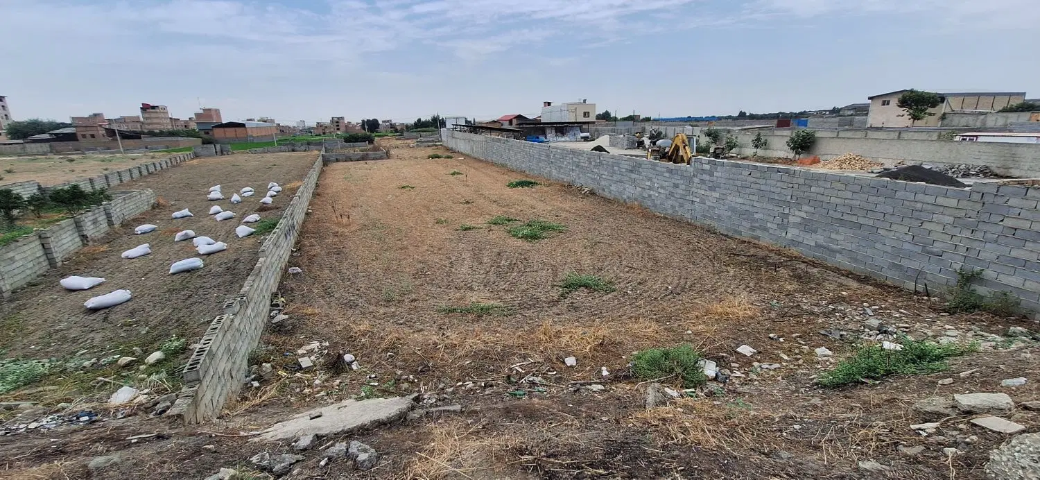 زمین ۱۰۰۰ متری بر کمربندی گرگان  ۶۰ متری خلیج