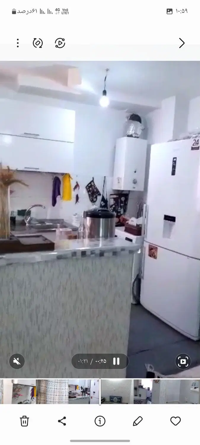واحد آپارتمان ۶۲ متری تک خواب