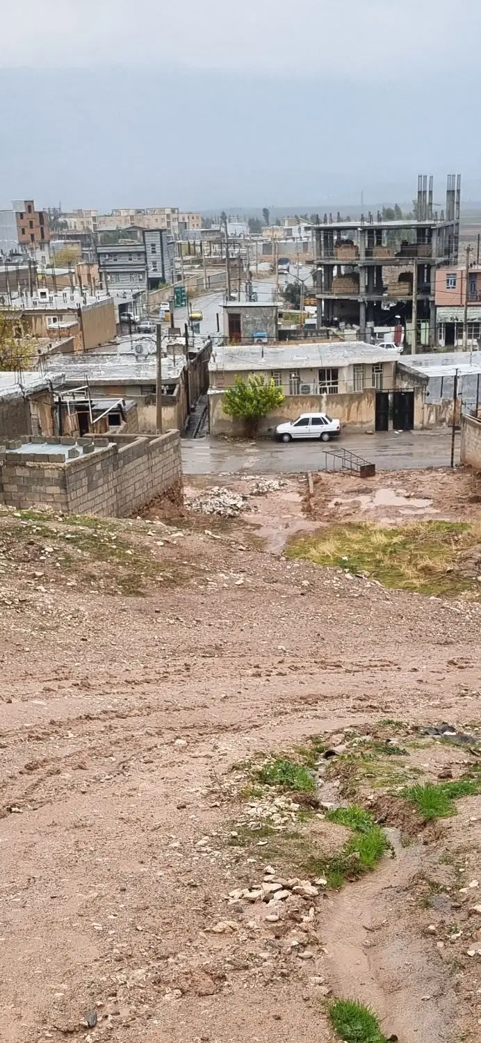 زمین مسکونی .دره شهر.اقساطی
