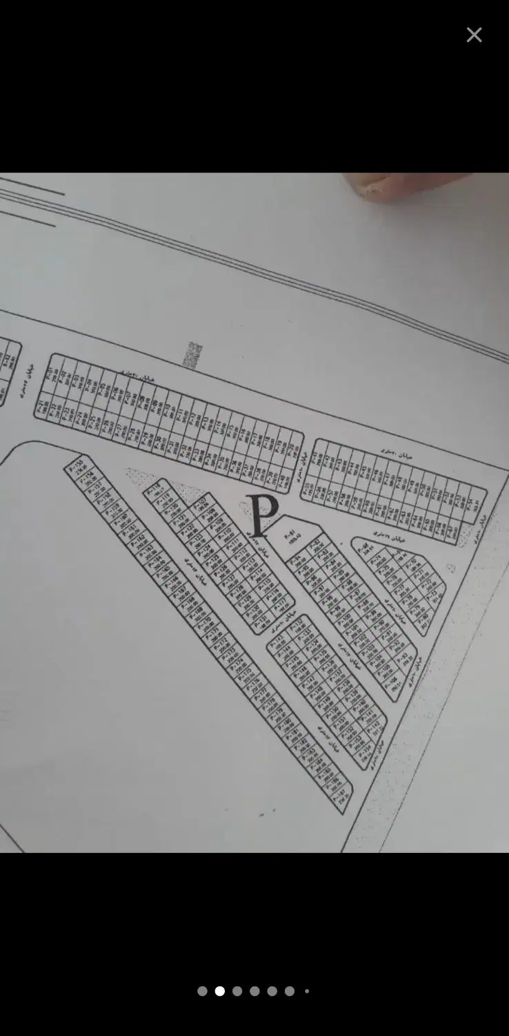 زمین دادگستری قطعه p
