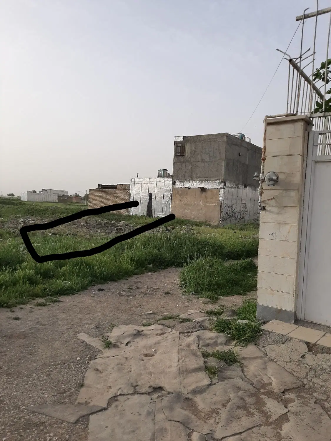 زمین قولنامه ۲۰×۵