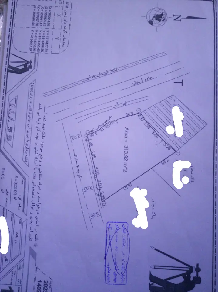 ۳۴۲ متر زمین مسکونی در شفت