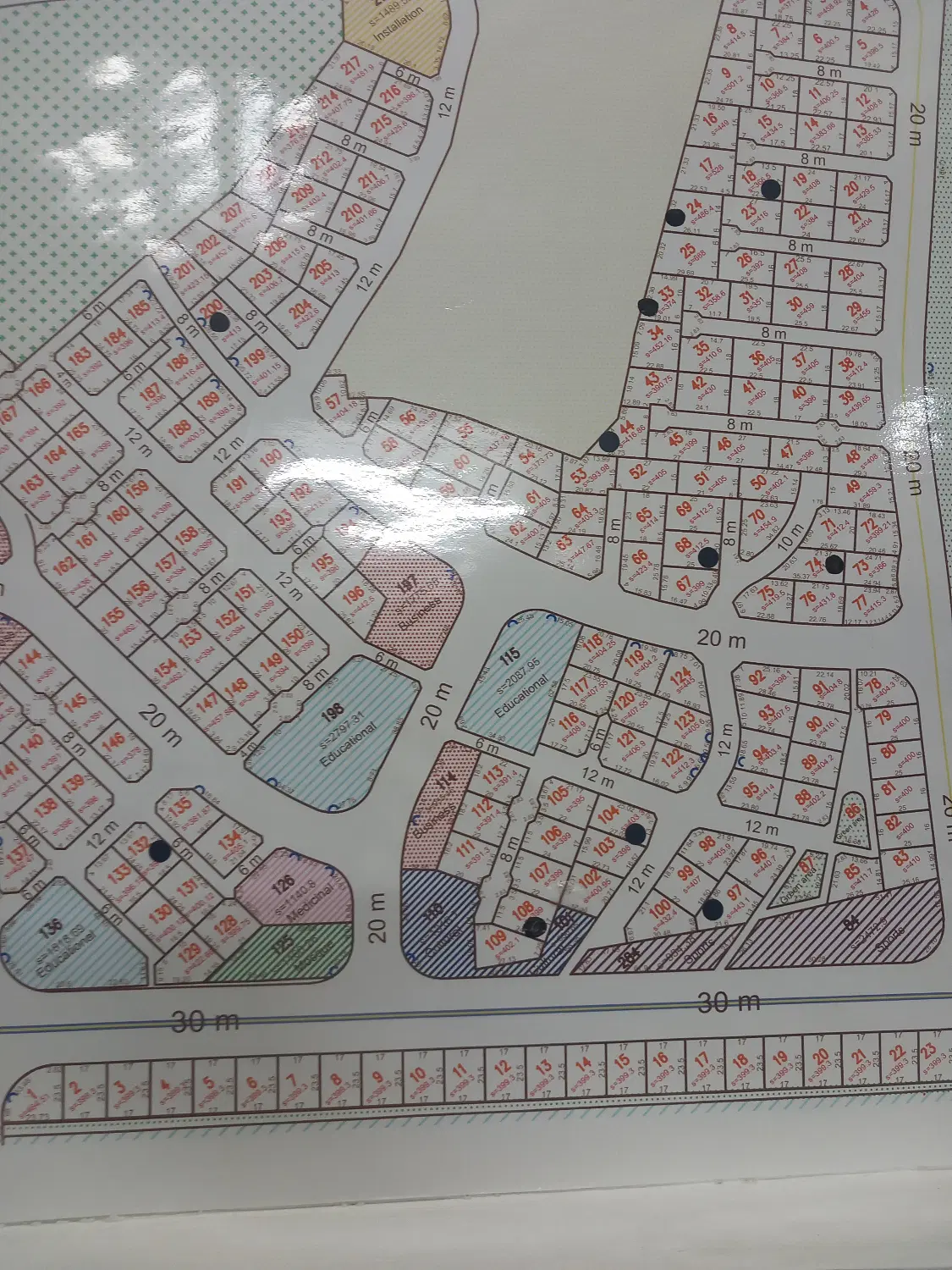 یک دانگ از ۴۰۰متر زمین در شهرک معراج قطعه ۵