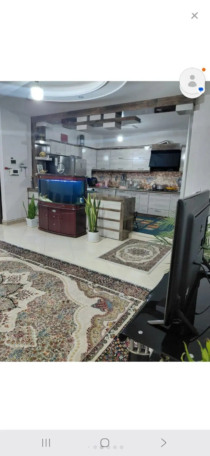 آپارتمان دوخوابه ۱۱۵متری فول پارکینگ آسانسور