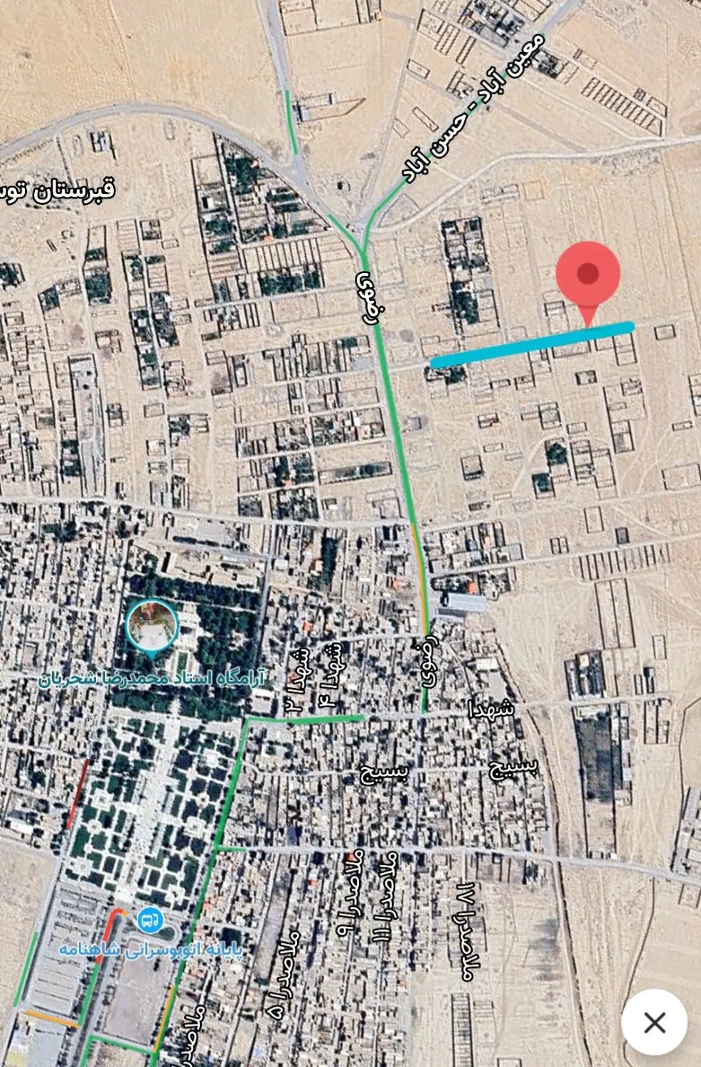 زمین ۳۰۰ متری ملکی مشاع، شاهنامه ۶۹