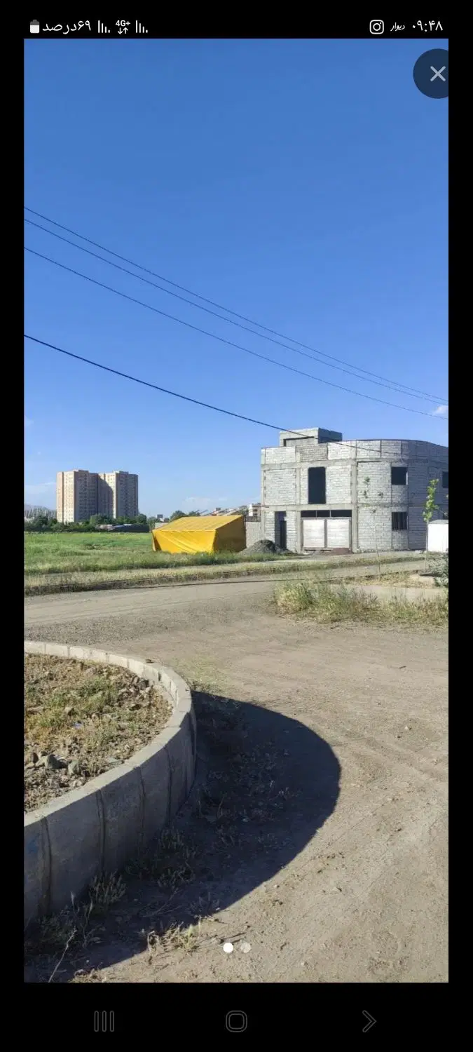 زمین مسکونی داغ باغی