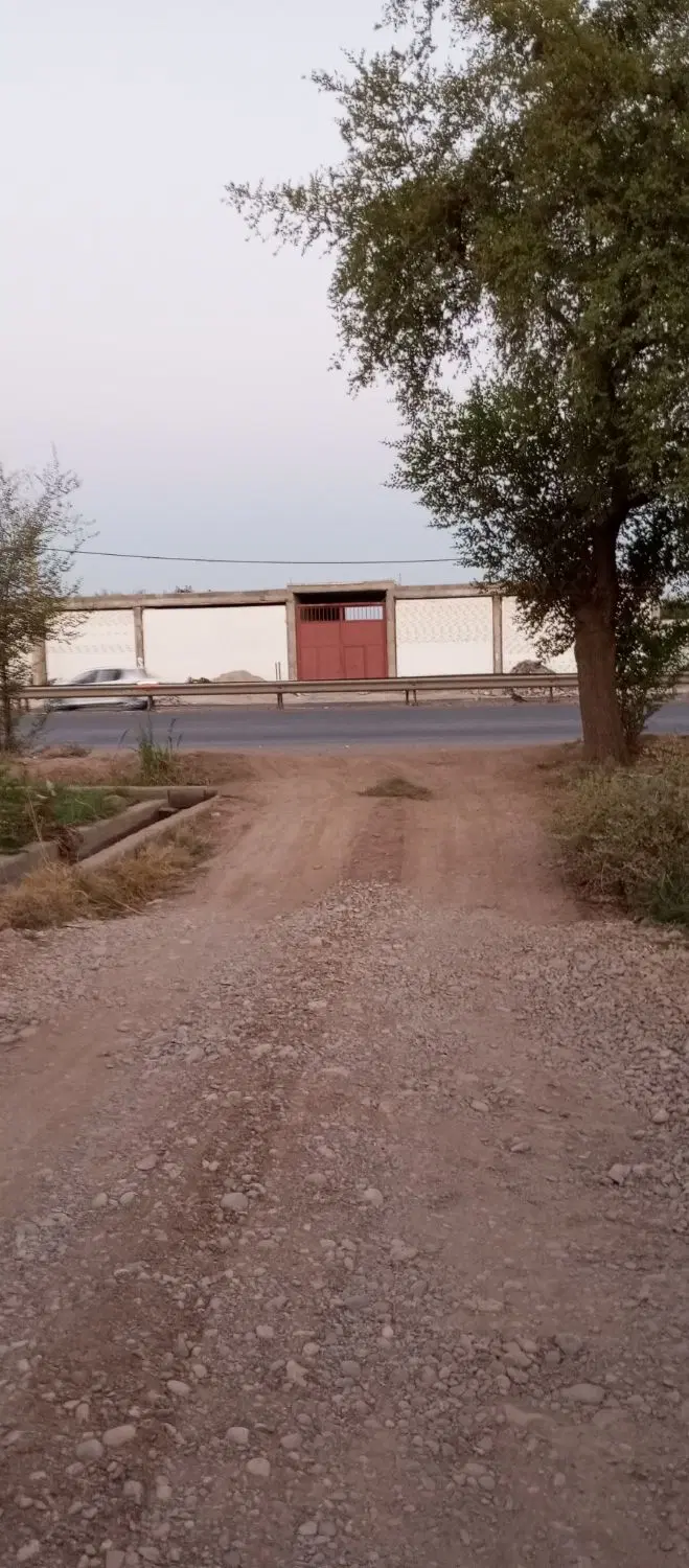 فروش باغچه_لب جاده منتظری _با برق _درحال ساخت