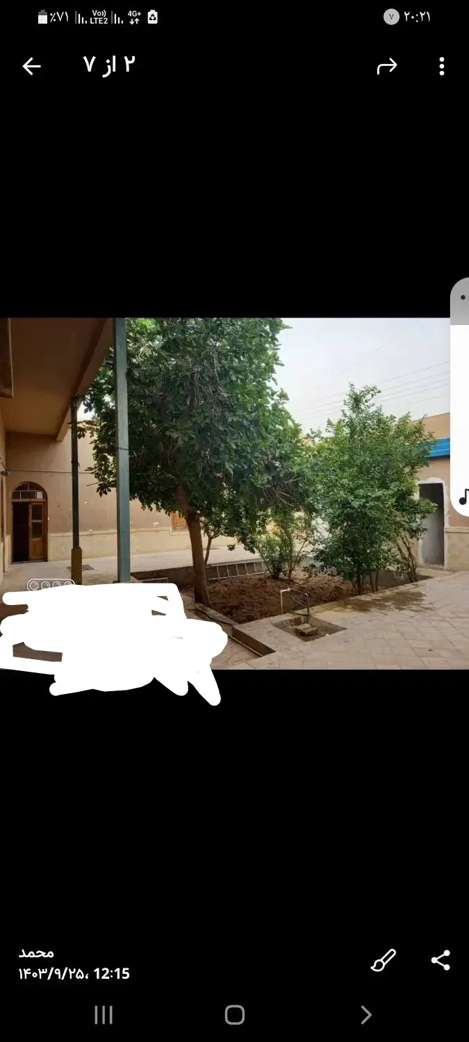 منزل مسکونی تجاری کوچه حنا براصلی دو نبش
