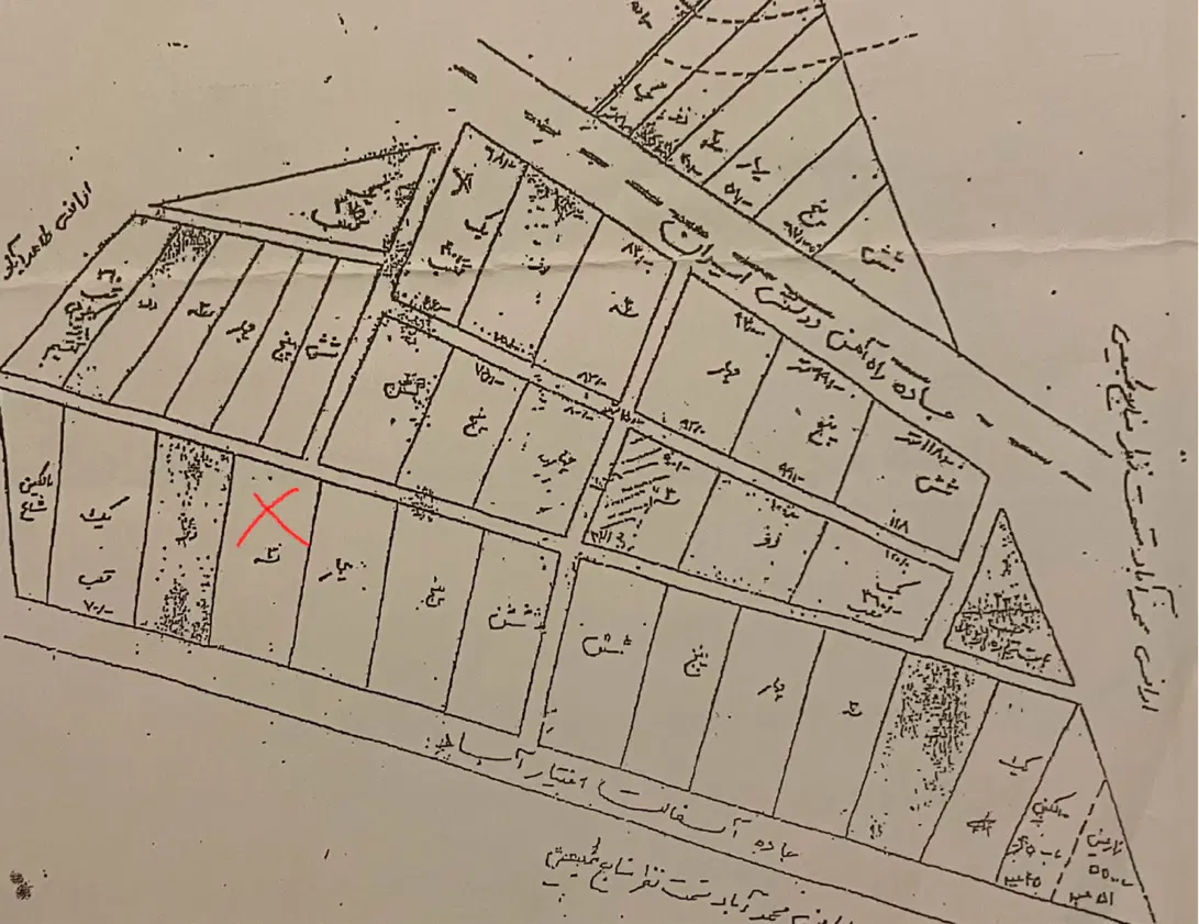 زمین محدوده طاهر آباد - حسن آباد
