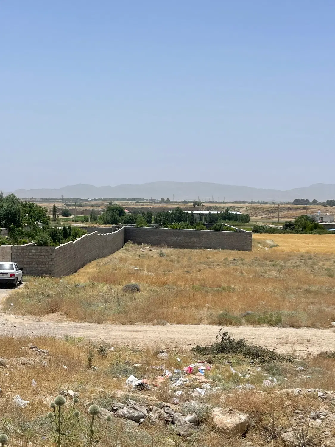 زمین بر بلوار شهید بهشتی