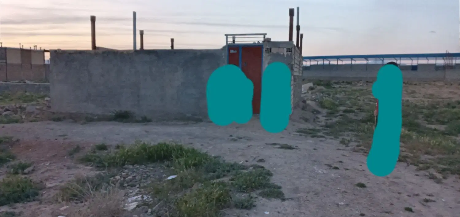 زمین حصار شده ۸۰ متری در الوار علیا