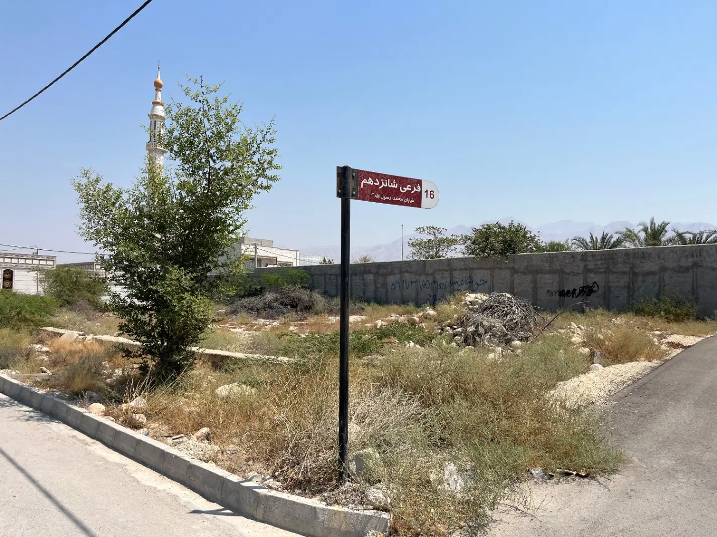 فروش زمین دوبار کنگان خیابان محمد رسول الله