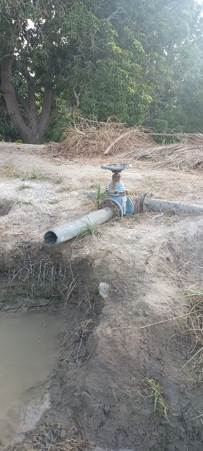 باغ و زمین باغی با چاه آب روستای بهمنی