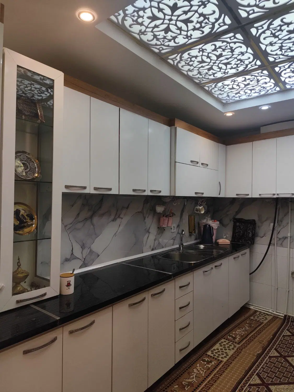 خانه دو طبقه اسکلت کامل کوی امام رضا