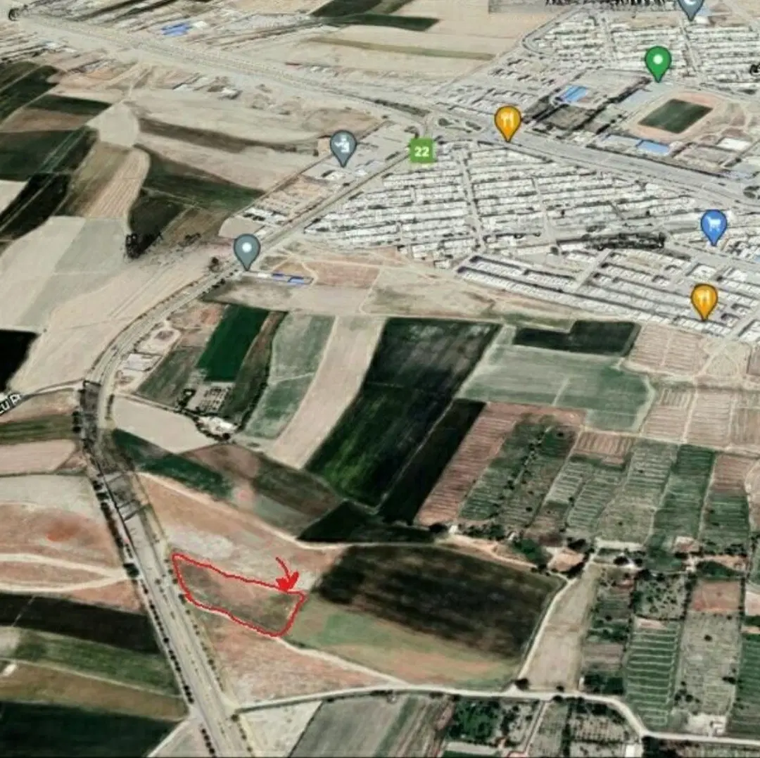 زمین ۴۳۰۰ متر حاشیه کمربندی