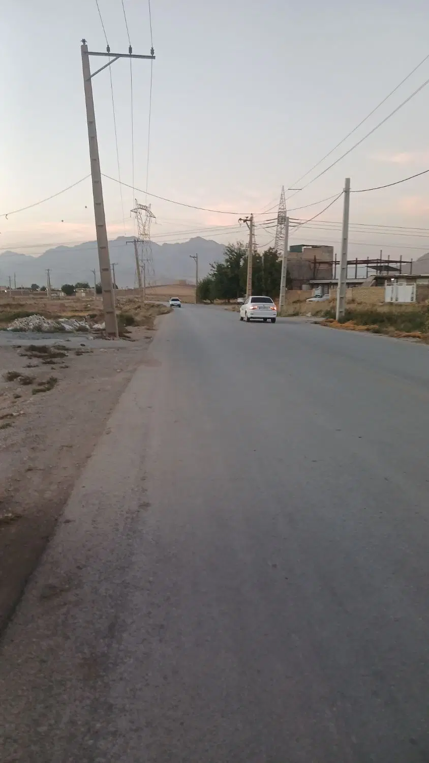 زمین تجاری شناژه جلو جاده ۲۵متر بین دارای دیناروند