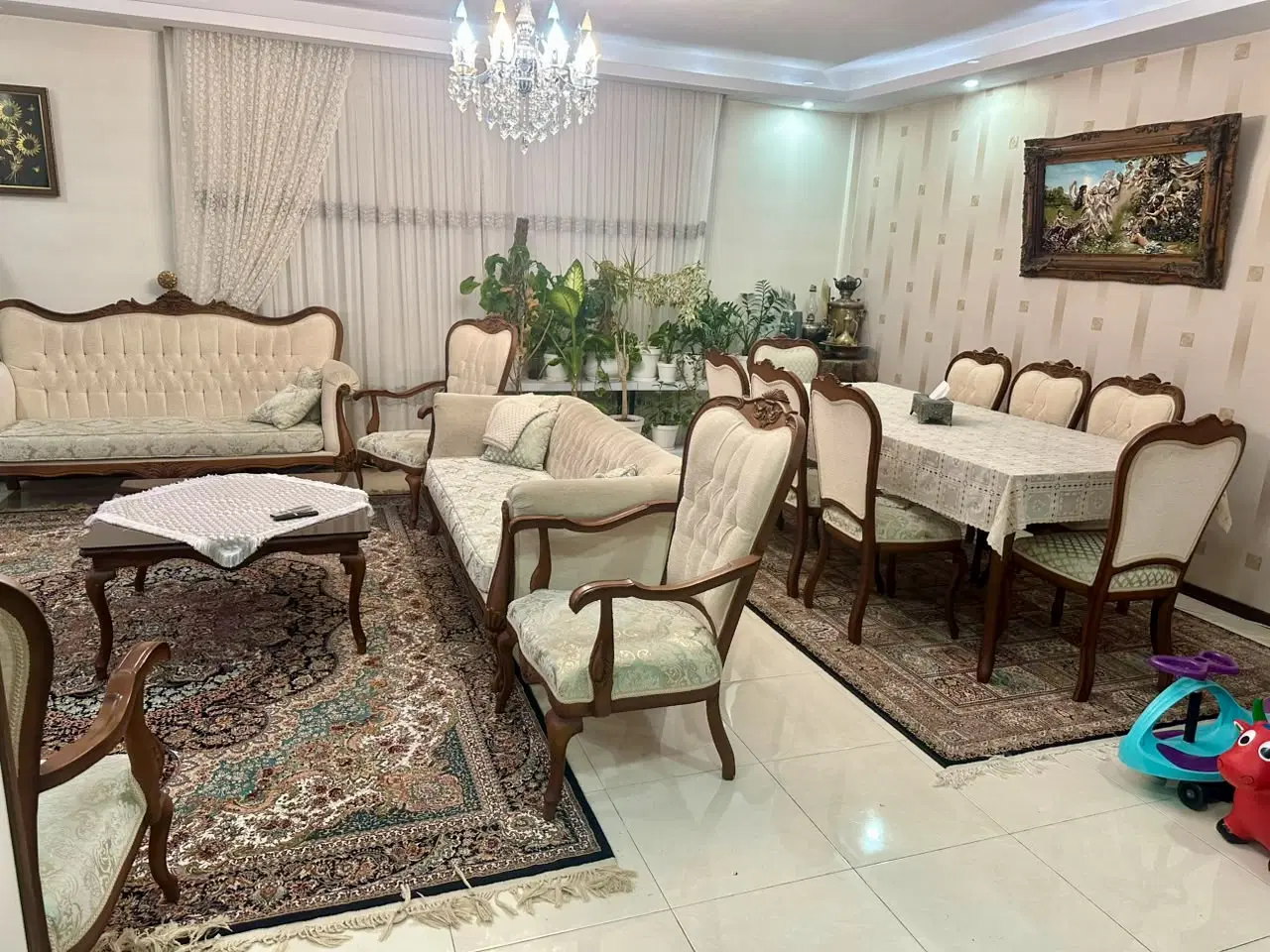 ۱۰۶ متر__ سالن پرده خور __ دوخواب تهرانسر