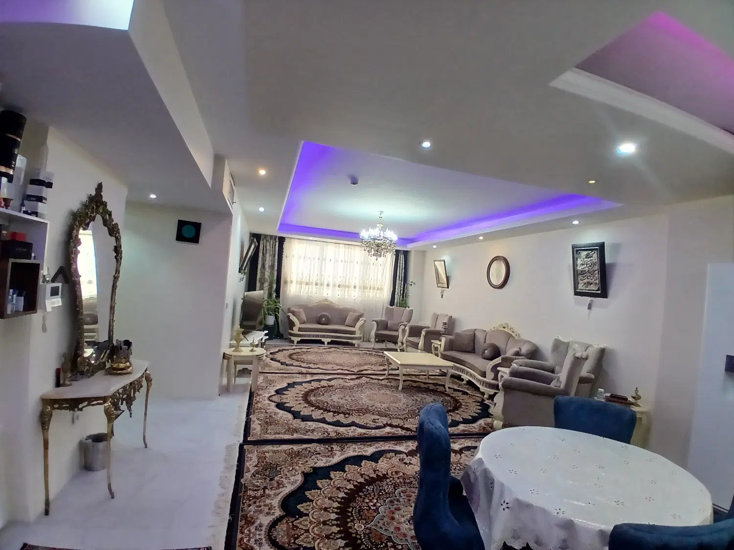 اجاره واحد ۱۰۰متری دوخوابه غرق درنورفول امکانات