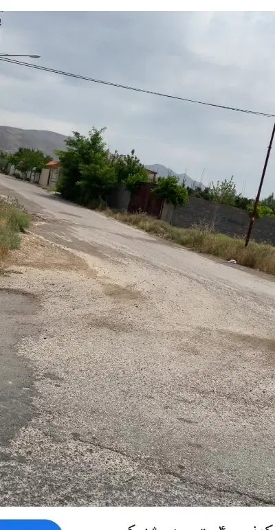 ۵۴۲مترزمین مسکونی درشهرک ویلایی روستای زیبای باغان