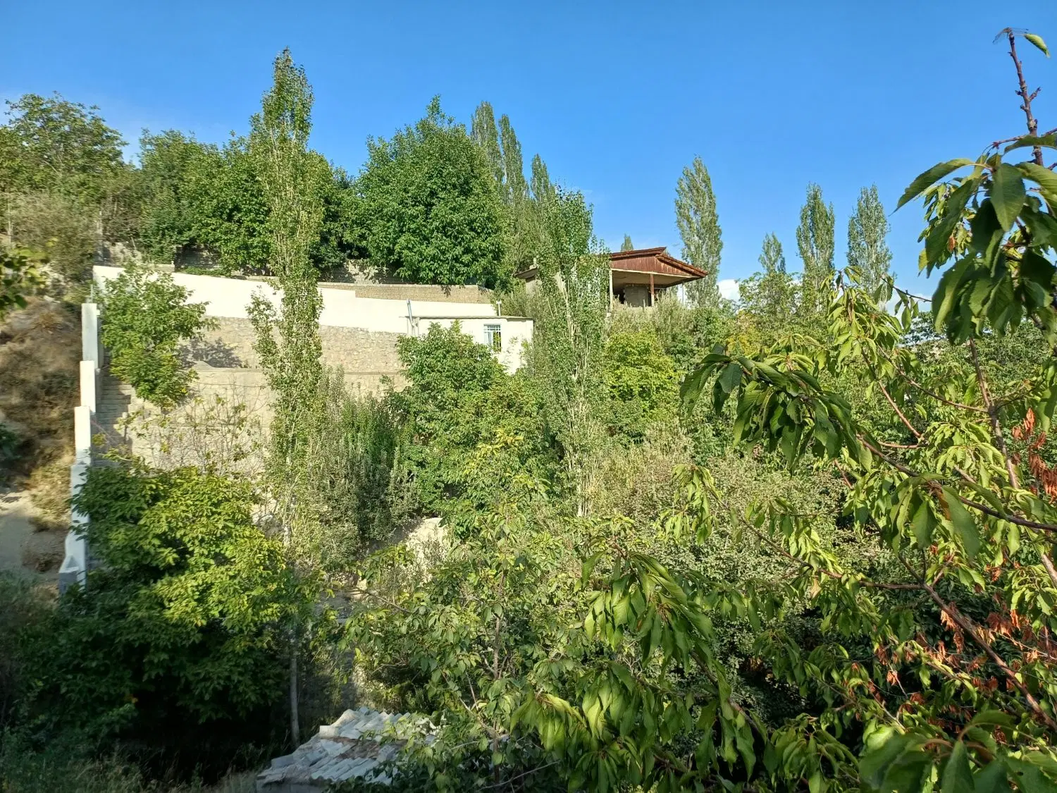 400 متر زمین باغی لواسان بزرگ روستای علایین